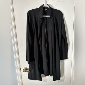 Oversized black blazer